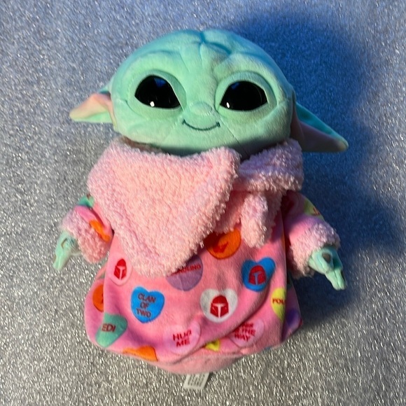 STAR WARS MANDALORIAN GROGU THE CHILD VALENTINE’S DAY 9" PLUSH MATTEL BABY YODA - Picture 1 of 9